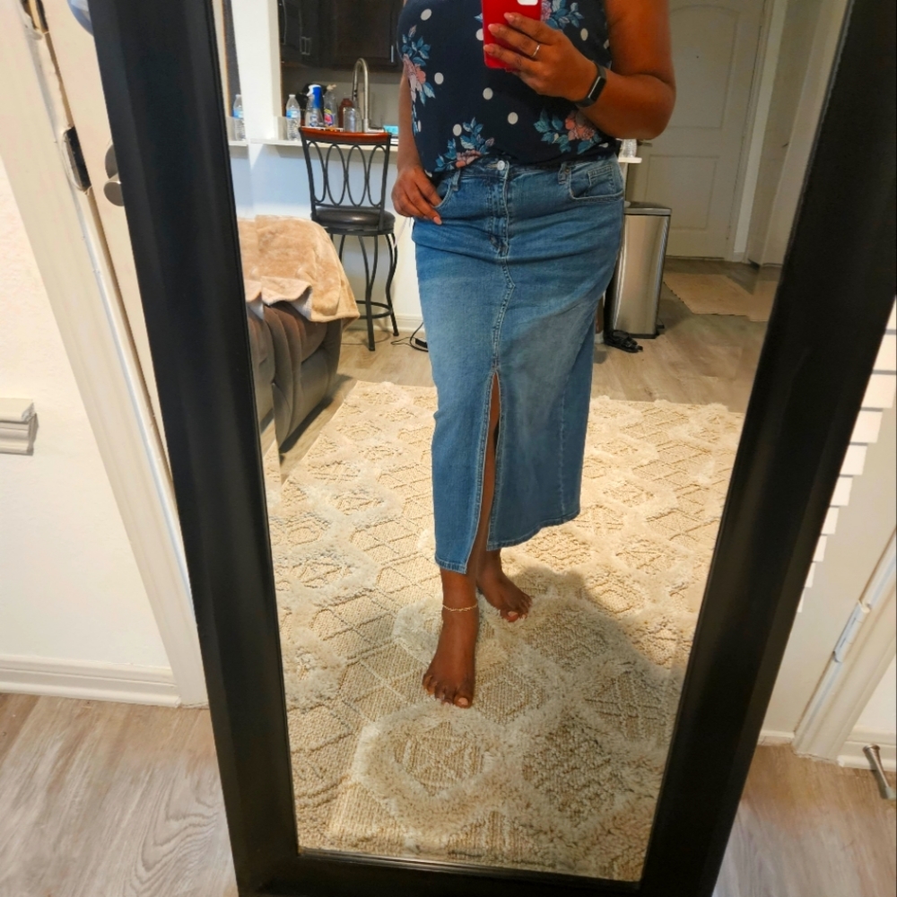 Denim Skirt